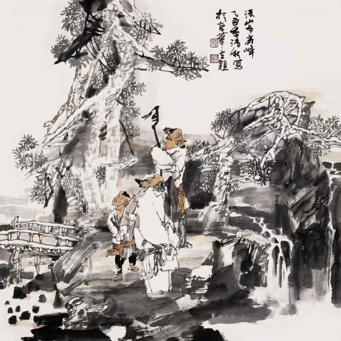 溪山多奇峰 邹立颖