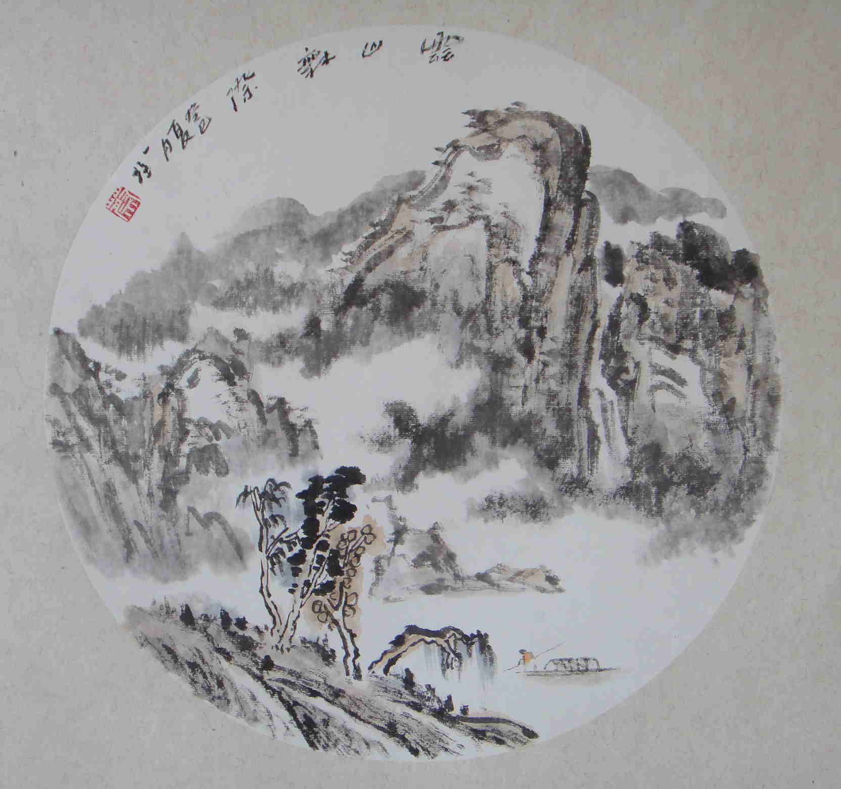 蔡益柱山水